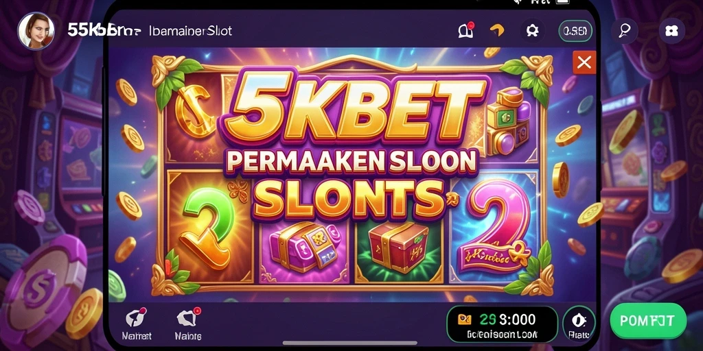 Screenshot gameplay 55KBET menampilkan keseruan bermain Slot.