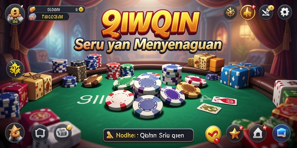 Tampilan gameplay QiuQiu yang mengasyikkan dan penuh strategi.