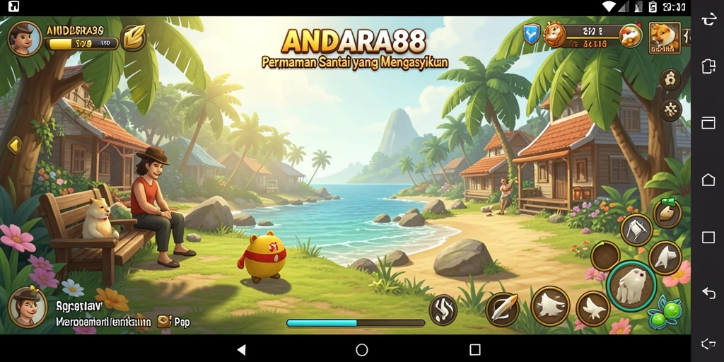 Tampilan gameplay ANDARA88 yang menyenangkan dan penuh warna.
