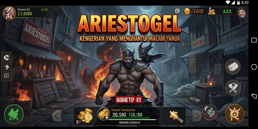 Gameplay horor ARIESTOGEL yang menakutkan dan mendebarkan.
