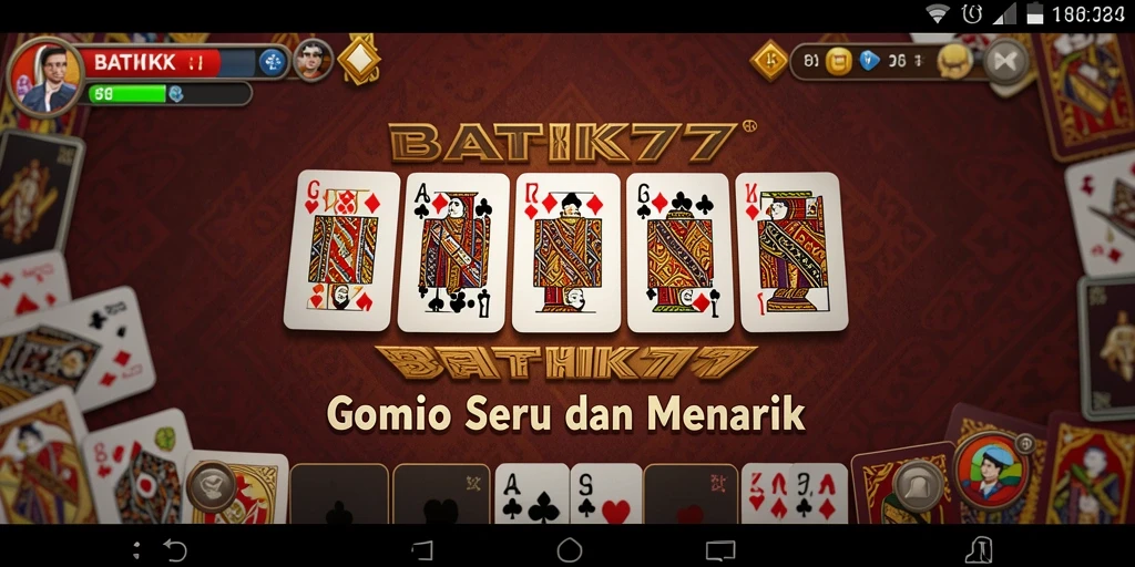 Tampilan gameplay seru di BATIK77 dengan fitur interaktif.