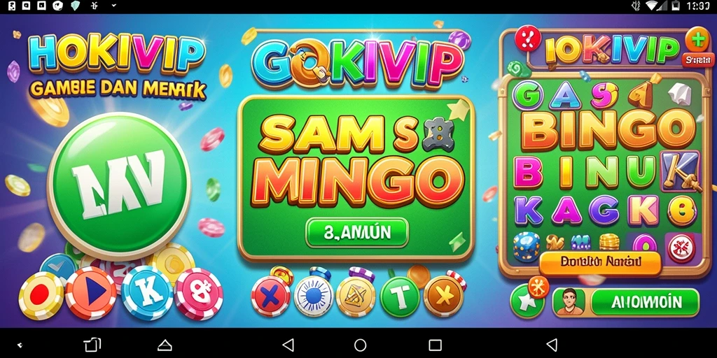 Tampilan gameplay seru dari HOKIVIP Bingo.