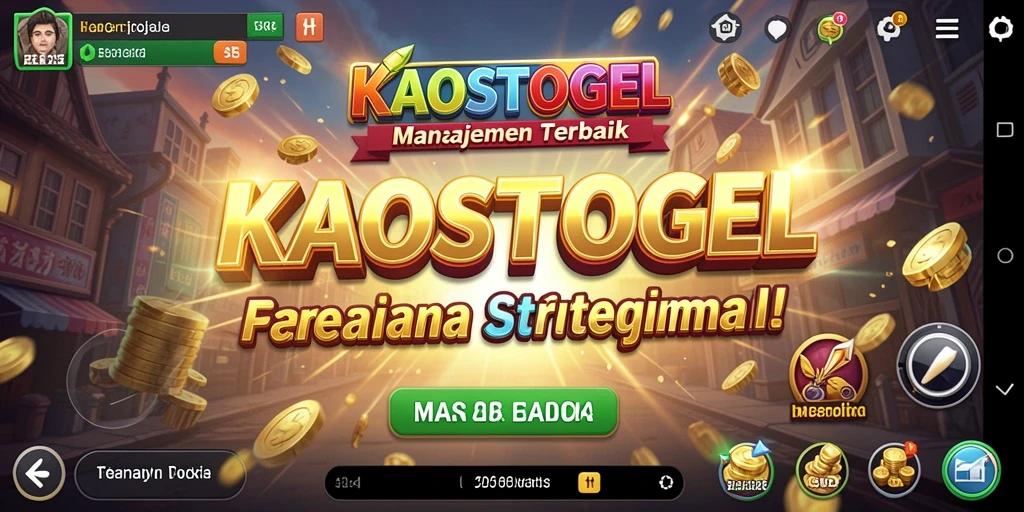 Tampilan gameplay KAOSTOGEL yang seru dan strategis.