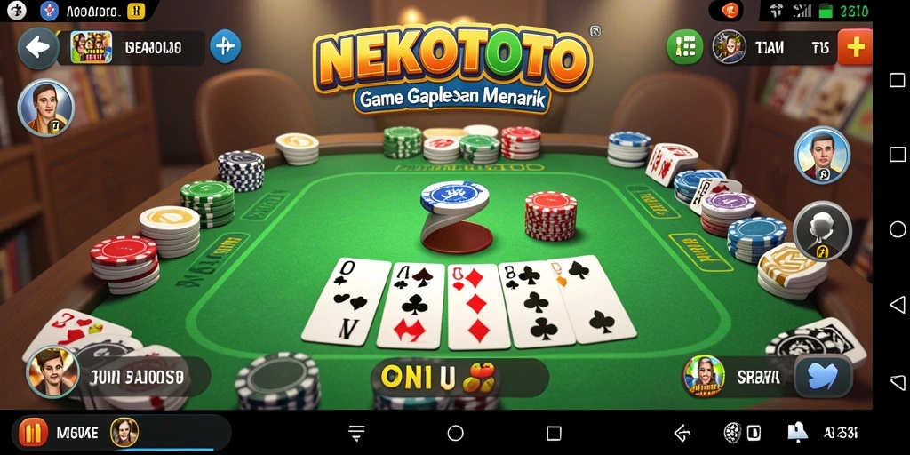 Tampilan seru gameplay NEKOTOTO yang penuh tantangan.