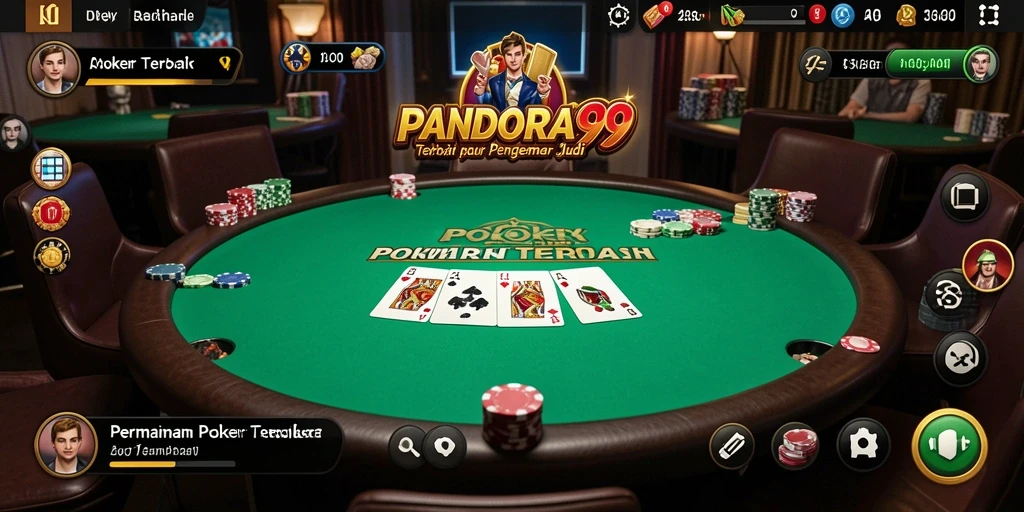 Gameplay menarik PANDORA99 yang menampilkan aksi Poker mendebarkan.