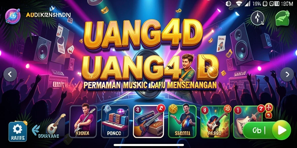 Screenshot utama UANG4D yang menunjukkan gameplay seru.
