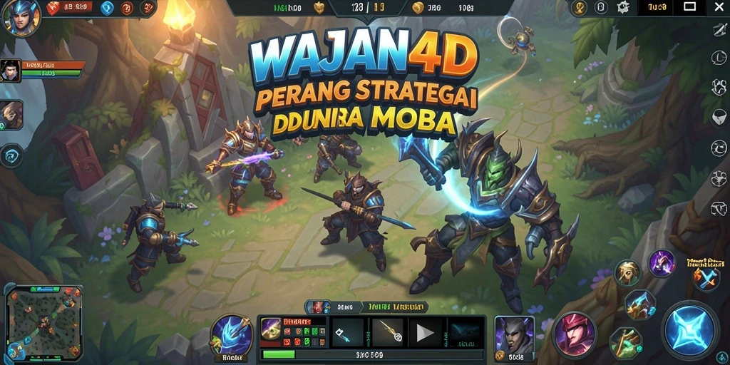 Tampilan gameplay seru di arena pertempuran WAJAN4D.
