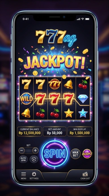 Screenshot berbagai aplikasi yang tersedia di 777ag.